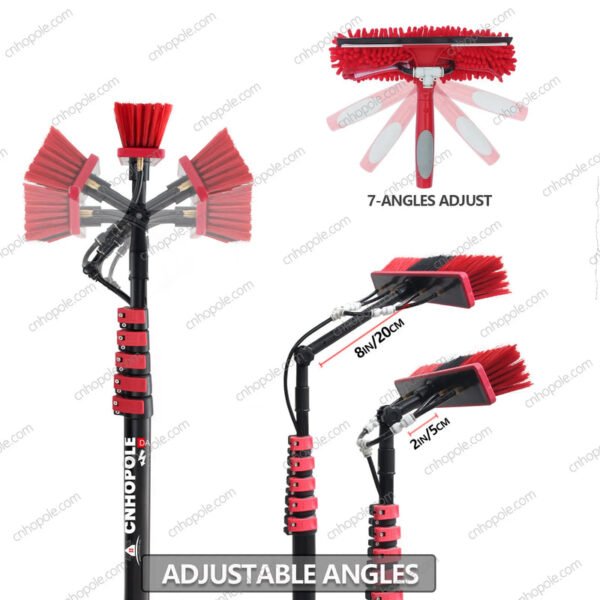 30 FT Window Cleaning Pole Water Fed Brush Kit